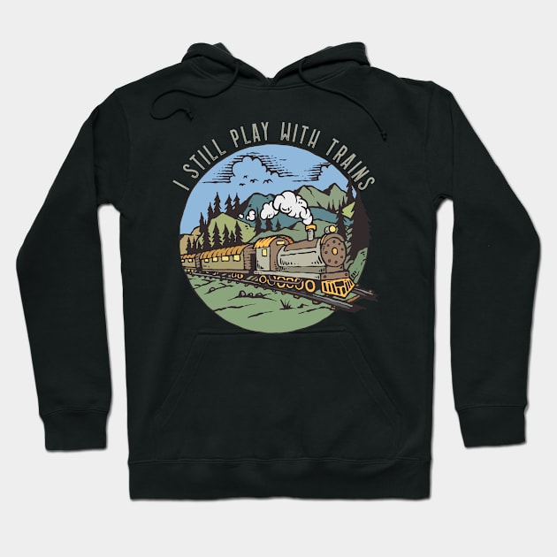 Modelrailroad HO N Z Train Model Hoodie by alpmedia